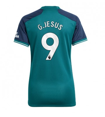 Arsenal Gabriel Jesus #9 Tredjedrakt Kvinner 2023-24 Kortermet